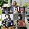 Amy Winehouse Quilt Blanket for Fans of the Late Singer