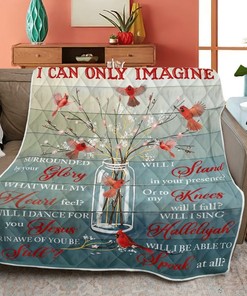 An Imaginative Christmas with Cardinal Quilt Blanket - Perfect for Gifting
