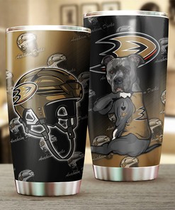 Anaheim Ducks NHL Tumbler - Funny Dog Design