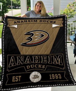 Anaheim Ducks Quilt Bedding Set - Perfect for NHL Fans