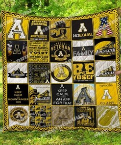Appalachian State Mountaineers Collection Quilt Bedding Set - Perfect for Fans