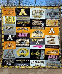 Appalachian State Mountaineers Quilt Bedding Set for Sports Fans