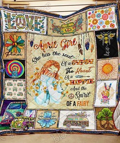 April Girl Hippie Quilt Pn635M4: A Must-Have for April Babies