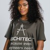 Architect Shirt Hero Unisex Tees is perfect for architecture students or professionals with a fun and witty message