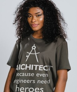 Architect Shirt Hero Unisex Tees is perfect for architecture students or professionals with a fun and witty message