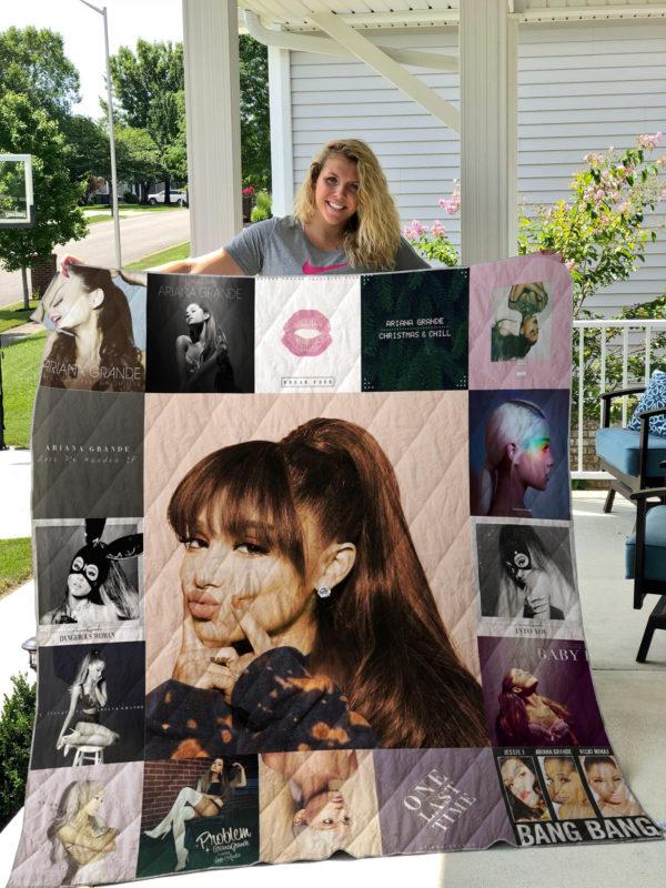 Ariana Grande Quilt Blanket - Thank U, Next for Fans