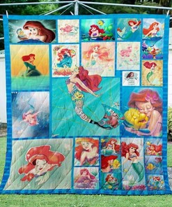 Ariel The Little Mermaid Quilt Bedding Set On Sale! - Perfect for Disney Fans and Lovers of the Ocean