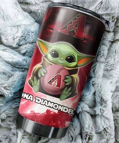 Arizona Diamondbacks MLB Tumbler - Baby Yoda Edition
