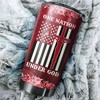 Arizona Diamondbacks MLB Tumbler - One Nation Under God Design for Baseball Fans
