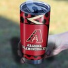 Arizona Diamondbacks MLB Tumbler for Fanatics with personalized MLB logo