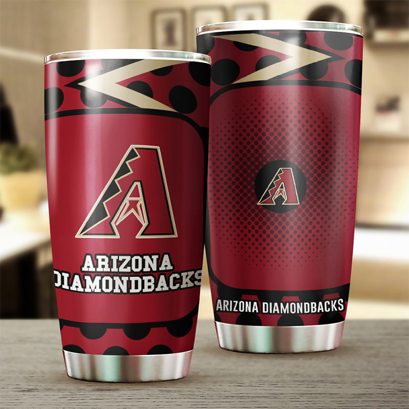 Arizona Diamondbacks MLB Tumbler for Fanatics with personalized MLB logo - Image 2