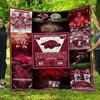 Arkansas Razorback Comfortable Quilt Blanket LC23