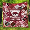 Arkansas Razorbacks NCAA Quilt Coverlet for a Comfortable and Stylish Bed