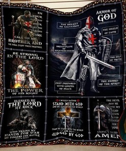 Armor Of God 3D Printing Quilt Bedding Set