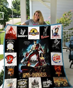 Army Of Darkness Movie-Inspired Quilt Bedding Set for Horror Fans
