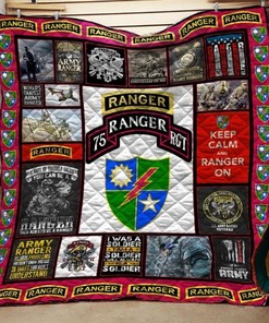 Army Ranger Veteran Quilt: A Tribute to Courage