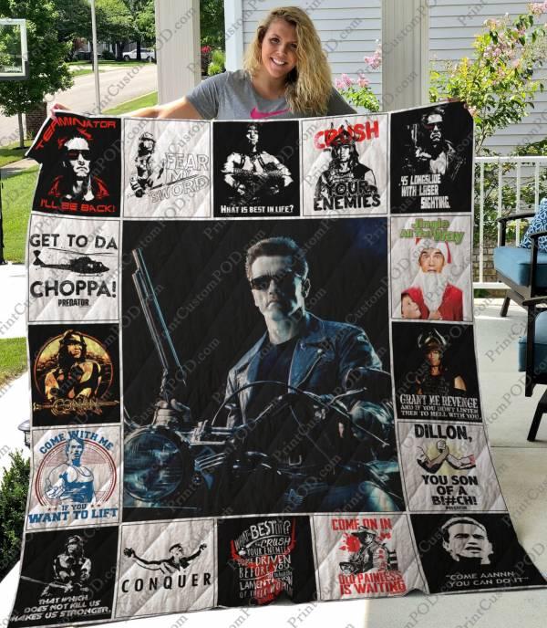 Arnold Schwarzenegger Collection Quilt Blanket DUP for Fans