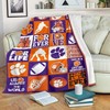 Athletic Clemson Tigers Premium Blanket for Sports Fans