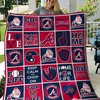 Atlanta Braves' Collection Quilt Bedding Set DUP1 for Baseball fans