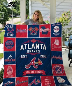 Atlanta Braves EST 1966 Quilt Bedding Set - Celebrating Over 50 Years of Great Baseball
