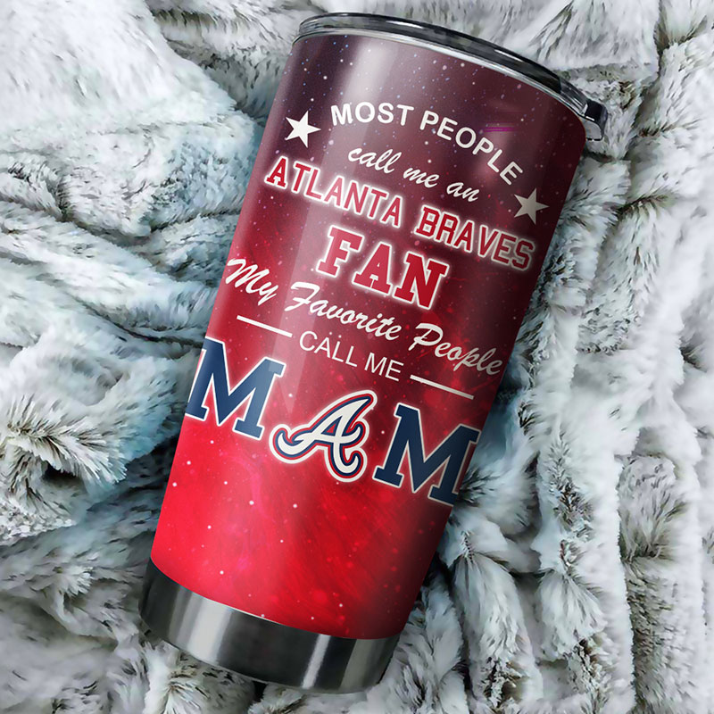 Atlanta Braves MLB Tumbler for Moms with Personalized Touch and MLB Logo