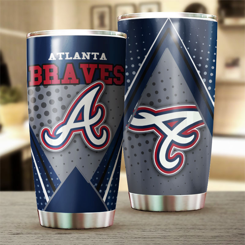 Atlanta Braves MLB Tumbler with Unique Design for Baseball Lovers - Image 2