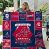 Atlanta Braves Quilt Bedding Set - A Must Have for MLB Fans