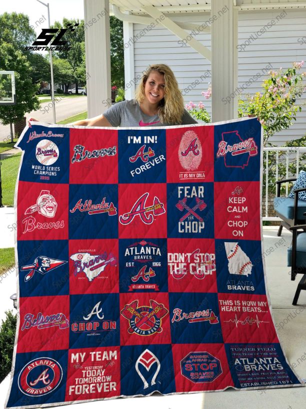 Atlanta Braves Quilt Bedding Set - A Vintage Look for MLB Fans