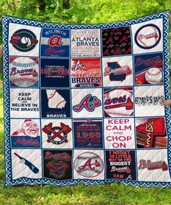 Atlanta Braves Quilt Blanket - Perfect for MLB Fans