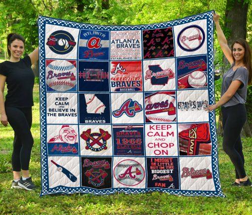 Atlanta Braves Quilt Blanket - Perfect for MLB Fans