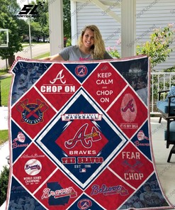 Atlanta Braves The Braves EST 1996 Quilt Blanket for Sports Fans