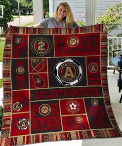 Atlanta United FC Quilt Bedding Set DUP1 with Quilt Blanket Baby