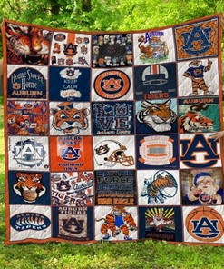 Auburn Collected Tigers NCAA Quilt Bedding Set for Fans