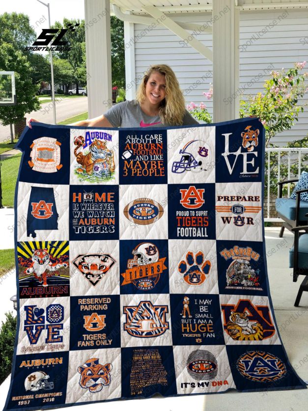 Auburn Tigers Quilt Blanket To Add Team Vibe To Your Room
