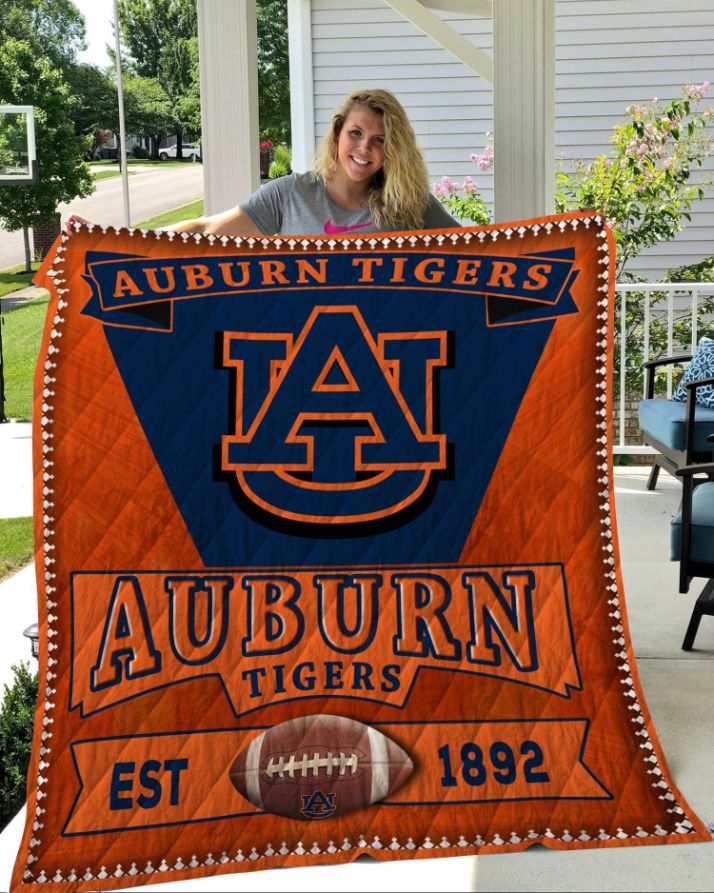 Auburn Tigers Quilt Blanket To Keep You Warm In Style