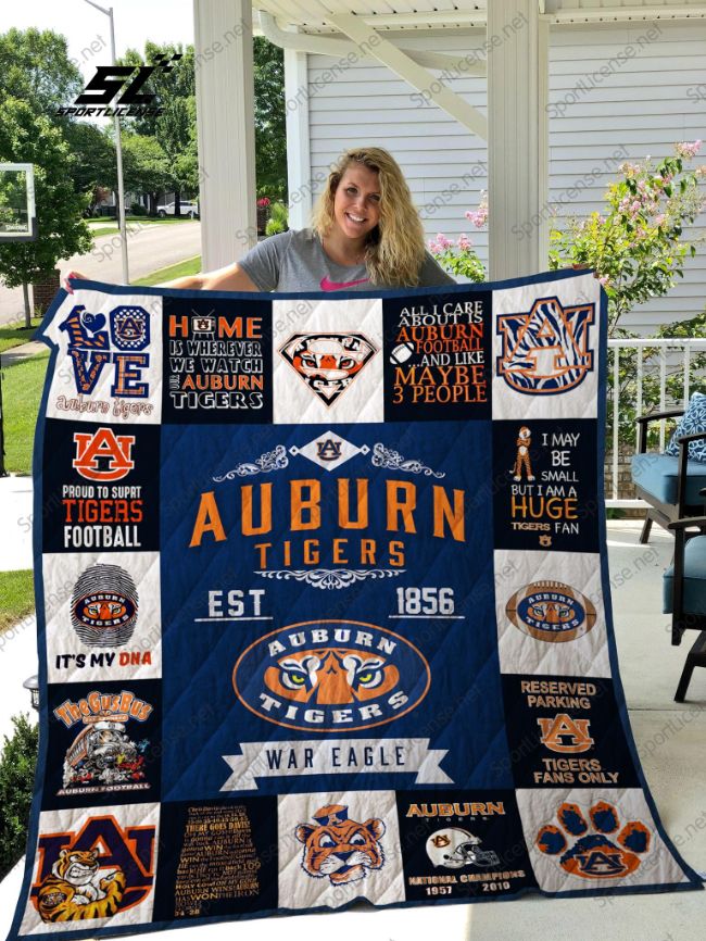Auburn Tigers Quilt Blanket With Unique Design