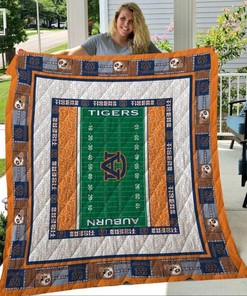 Auburn Tigers-Themed Quilt Blanket For Fans