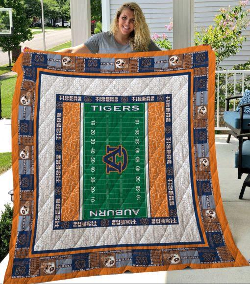 Auburn Tigers-Themed Quilt Blanket For Fans
