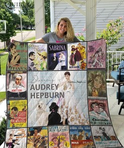 Audrey Hepburn Collection Quilt Bedding Set for Fans