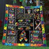 Autism Blanket YCT8 - Warm and Comforting Gift for Autistic Individuals and Families