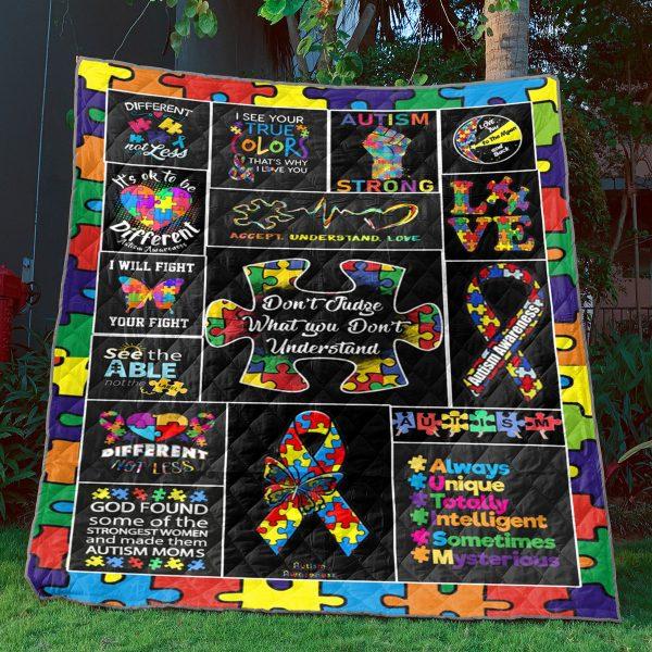 Autism Blanket YCT8 - Warm and Comforting Gift for Autistic Individuals and Families