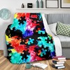 Autism Color Quilt Bedding Set Yct8 - Ideal For Autism Awareness Advocates