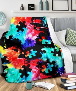 Autism Color Quilt Bedding Set Yct8 - Ideal For Autism Awareness Advocates