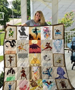 Avatar The Last Airbender Fan Quilt Bedding Set