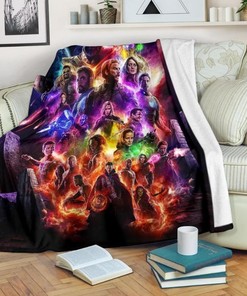 Avengers Endgame Fleece Blanket Gift - Premium Blanket for Marvel Fans