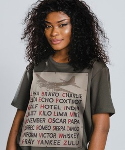 Aviation Alphabet Phonetic Tee Shirt for Pilots