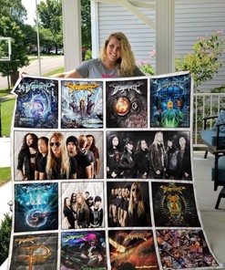 Awesome Dragonforce Albums Collection Quilt Bedding Set for Fans