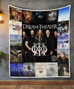 Awesome Dream Theater Collection Album Quilt Blanket for Progressive Metal Fans