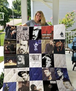 Awesome George Michael Quilt Bedding Set - Warm and Respectful Tribute to the Late Singer and Music Icon