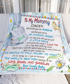 Awesome Mom Blanket Bedding Set - Show How Much You Care with a Cozy Gift